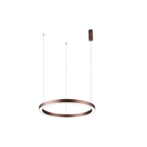 Светильник подвесной LED Nisia APL.025.03.60 Aployt коричневый 1 лампа, основание коричневое в стиле современный кольца