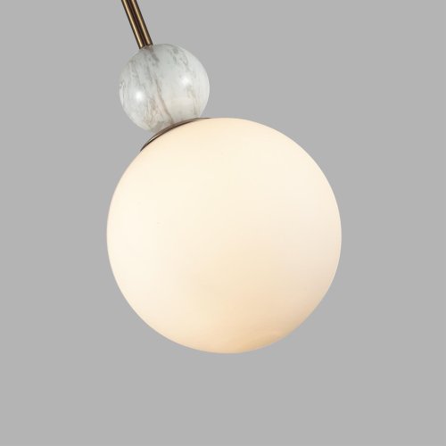 Светильник подвесной Lolla 4359/1A Odeon Light белый на 1 лампу, основание белое в стиле хай-тек шар фото 5 Светильник подвесной Lolla 4359/1A Odeon Light белый на 1 лампу, основание белое в стиле хай-тек шар фото 5