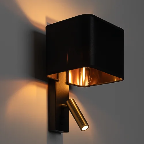 Бра с выключателем Dekart CL704481 Citilux чёрный на 1 лампу, основание бронзовое чёрное в стиле современный кантри для чтения фото 5 Бра с выключателем Dekart CL704481 Citilux чёрный на 1 лампу, основание бронзовое чёрное в стиле современный кантри для чтения фото 5