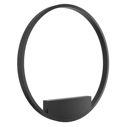 Бра LED Rim MOD058WL-L35B4K Maytoni чёрный на 1 лампа, основание чёрное в стиле минимализм современный кольца