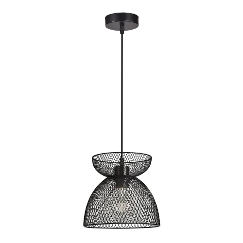 Светильник подвесной Castello A7065SP-1BK Arte Lamp чёрный на 1 лампу, основание чёрное в стиле лофт современный 