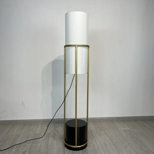 Торшер Delfino 157012-22 ImperiumLoft  белый 1 лампа, основание чёрное золотое в стиле современный
 фото 15