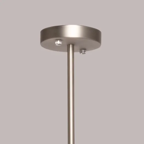 Люстра на штанге Илоника 451012906 MW-Light никель прозрачная на 6 ламп, основание никель в стиле современный арт-деко  фото 3