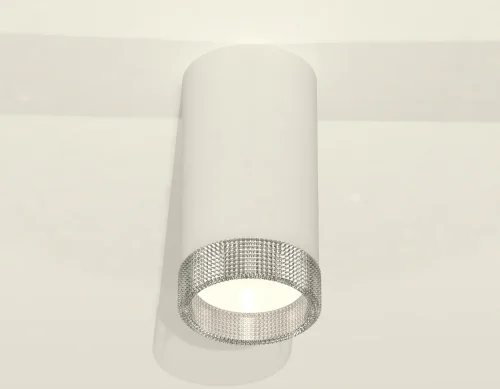 Светильник накладной XS8161010 Ambrella light белый 1 лампа, основание белое в стиле хай-тек круглый фото 2