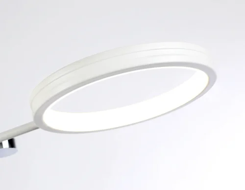 Светильник потолочный LED с пультом FL51646 Ambrella light белый 1 лампа, основание белое в стиле современный хай-тек с пультом фото 7