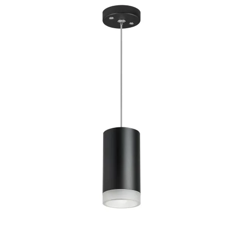 Светильник подвесной Rullo RP43730 Lightstar чёрный 1 лампа, основание чёрное в стиле хай-тек современный трубочки