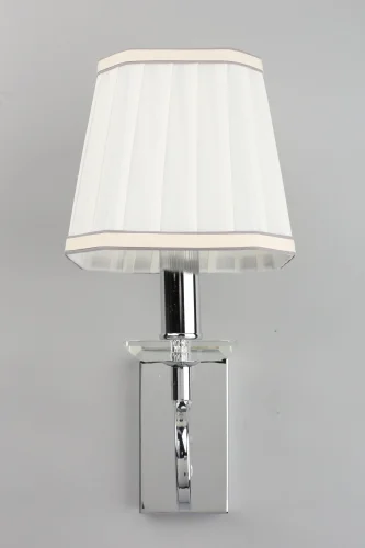 Бра Marilleva OML-88501-01 Omnilux белый на 1 лампа, основание хром в стиле классический  фото 4