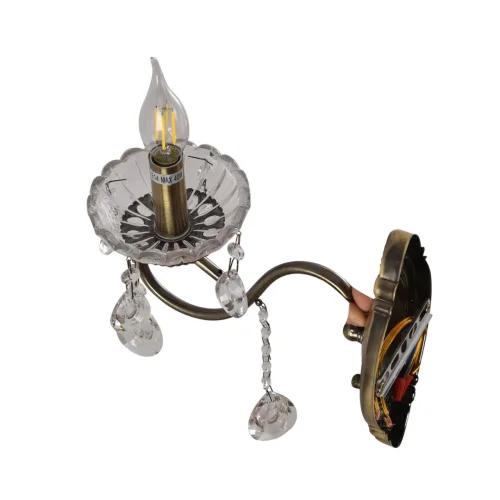 Бра Luina 8346/1W Lumion без плафона на 1 лампу, основание бронзовое в стиле классический фото 3