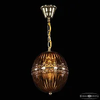 Светильник подвесной 5479/20 G Amber/M-1G Bohemia Ivele Crystal янтарный 3 лампы, основание золотое в стиле классический 