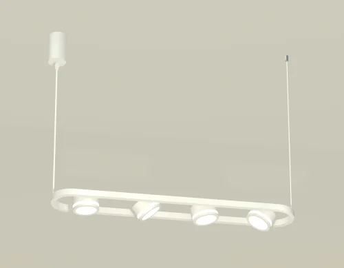 Светильник подвесной XB9163150 Ambrella light белый 4 лампы, основание белое в стиле современный хай-тек 