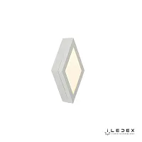 Бра LED Creator X068204 4W 3000K WH iLedex белый 1 лампа, основание белое в стиле хай-тек современный квадраты