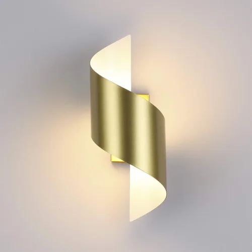 Бра LED BOCCOLO 3544/5LW Odeon Light белый золотой на 1 лампа, основание золотое белое в стиле хай-тек 
