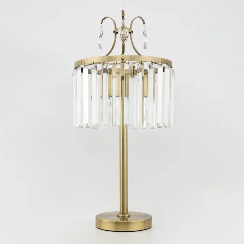 Настольная лампа Инга CL335833 Citilux прозрачная 3 лампы, основание бронзовое металл в стиле современный  фото 3