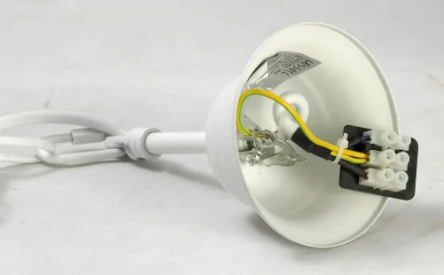 Люстра подвесная LSP-8033 Lussole белая на 8 ламп, основание белое в стиле современный  фото 5