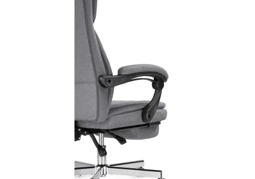 Компьютерное кресло Damir gray 15402 Woodville, серый/ткань, ножки/металл/хром, размеры - *1130***650* фото 9