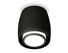 Светильник накладной Techno spot XS1142040 Ambrella light чёрный 1 лампа, основание чёрное в стиле хай-тек модерн круглый