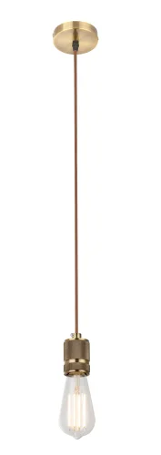 Светильник подвесной Oliver A21 Globo без плафона 1 лампа, основание античное бронза в стиле лофт современный 