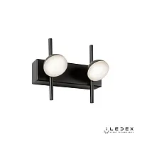 Бра LED Inefable X088206 6W BK iLedex чёрный белый 1 лампа, основание чёрное в стиле современный хай-тек 