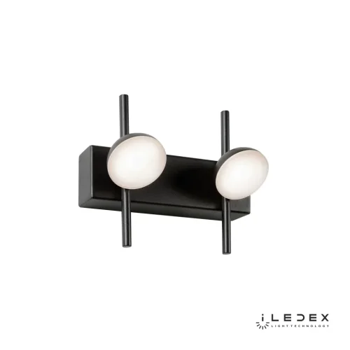 Бра LED Inefable X088206 6W BK iLedex чёрный белый на 1 лампа, основание чёрное в стиле современный хай-тек 