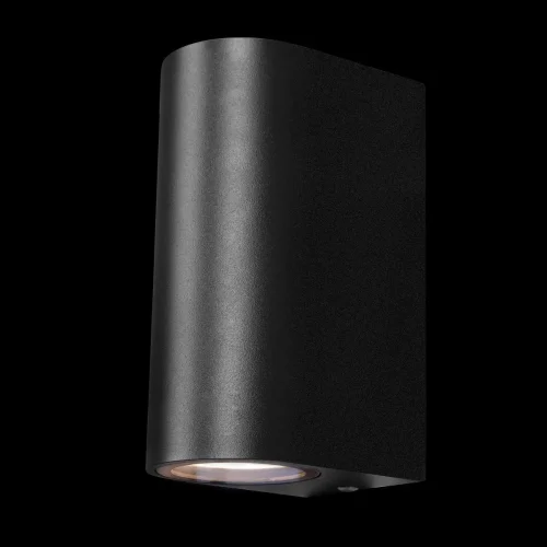 Настенный светильник Eterno 100006/B LOFT IT уличный IP54 чёрный 2 лампы, плафон чёрный в стиле современный хай-тек GU10 фото 2