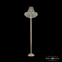 Торшер 19271T6/H/45IV-172 G Bohemia Ivele Crystal sp прозрачный 8 ламп, основание золотое в стиле классический
