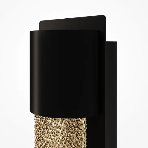 Бра LED Golthic MOD474WL-L20B3K Maytoni латунь чёрный на 1 лампу, основание латунь чёрное в стиле современный панно фото 6