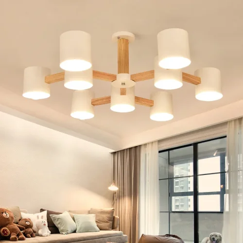 Люстра на штанге MALMO X 101774-26 ImperiumLoft белая на 4 лампы, основание бежевое в стиле скандинавский фото 6 Люстра на штанге MALMO X 101774-26 ImperiumLoft белая на 4 лампы, основание бежевое в стиле скандинавский фото 6