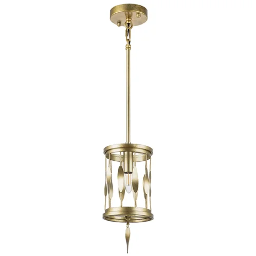 Светильник подвесной Firenze 725113 Lightstar золотой 1 лампа, основание золотое в стиле арт-деко 