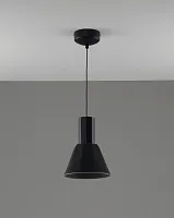 Светильник подвесной LED Cleri V11084-PL Moderli чёрный на 1 лампу, основание чёрное в стиле современный лофт 