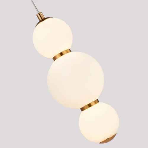 Светильник подвесной LED Kiran 4613-1P F-promo белый на 1 лампу, основание белое в стиле современный фото 2