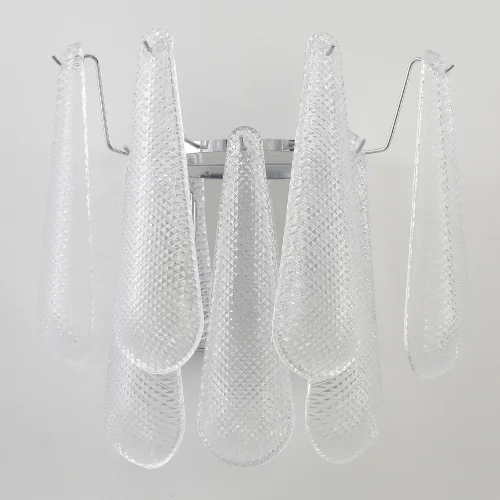 Бра FONTAIN AP2 CHROME Crystal Lux прозрачный на 2 лампы, основание в стиле современный фото 6 Бра FONTAIN AP2 CHROME Crystal Lux прозрачный на 2 лампы, основание в стиле современный фото 6