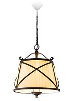 Светильник подвесной TORINO L57701.88 L'ARTE LUCE бежевый 1 лампа, основание медь в стиле классический 