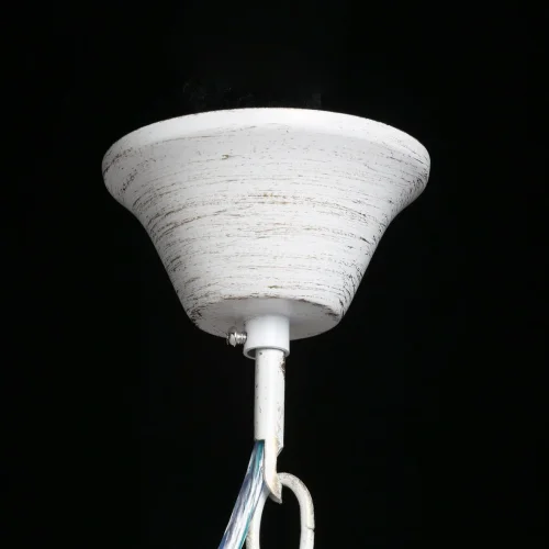 Люстра подвесная Аврора 371015808 DeMarkt без плафона на 8 ламп, основание белое в стиле классический  фото 12