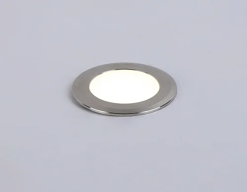 Встраиваемый светильник LED ST6513 Ambrella light уличный IP67 чёрный 1 лампа, плафон чёрный в стиле хай-тек современный LED фото 2