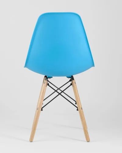 Стул EAMES, бирюзовый УТ000037588 Stool Group, /, ножки/массив бука/бежевый, размеры - *815***460*530 фото 7