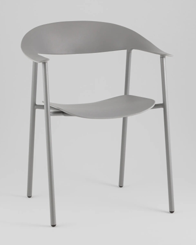 Стул Eila, пластик серый УТ000039772 Stool Group, /, ножки/пластик/серый, размеры - *775***502*595