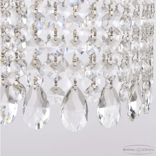 Светильник подвесной AL19201/15OL WMN Bohemia Ivele Crystal прозрачный 1 лампа, основание белое никель патина в стиле классический sp фото 3