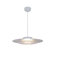Светильник подвесной LED Chester V11109-PL Moderli белый на 1 лампу, основание белое в стиле современный скандинавский 