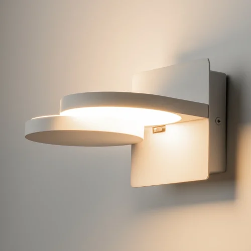 Бра LED Flap MOD354WL-L12W3K Maytoni белый на 1 лампу, основание белое в стиле современный хай-тек фото 10