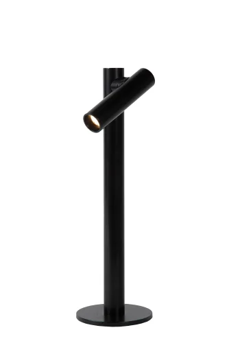Настольная лампа LED Antrim 27503/02/30 Lucide чёрная 1 лампа, основание чёрное металл в стиле современный 