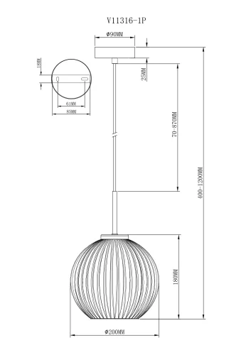 Светильник подвесной Ivory V11316-1P Moderli белый на 1 лампу, основание белое в стиле классический прованс фото 5 Светильник подвесной Ivory V11316-1P Moderli белый на 1 лампу, основание белое в стиле классический прованс фото 5