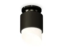 Светильник накладной Techno spot XS7511066 Ambrella light чёрный 1 лампа, основание чёрное в стиле хай-тек современный круглый