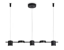 Светильник подвесной LED FL51681 Ambrella light чёрный 1 лампа, основание чёрное в стиле современный хай-тек 