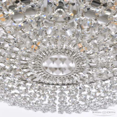 Люстра потолочная 19291/55NZ Ni Bohemia Ivele Crystal прозрачная на 8 ламп, основание никель в стиле классический r фото 3