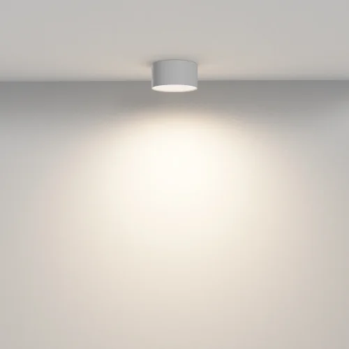 Светильник накладной LED Zon C032CL-12W3K-RD-W Maytoni белый на 1 лампу, основание белое в стиле современный фото 9