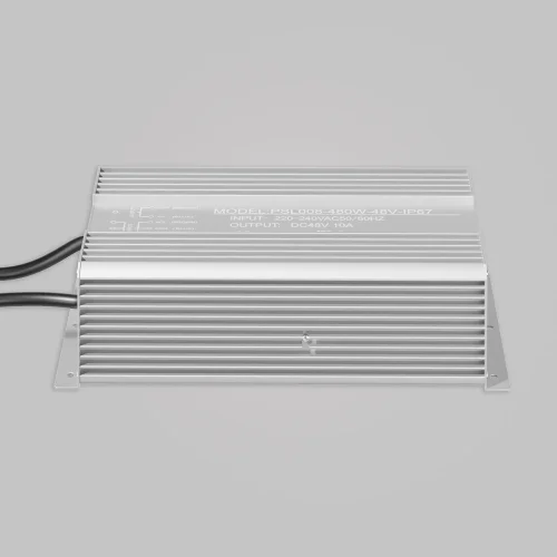 Блок питания 48V 480Вт IP67 Power Supply Magnetic PSL008-480W-48V-IP67 Maytoni серебряный в стиле современный для светильников серии Power Supply Magnetic магнитный s35 gravity магнитная radity радиусная магнитная exility тонкая магнитная фото 5