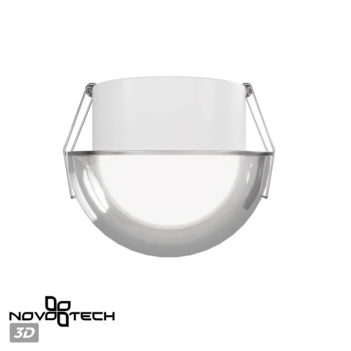 Светильник точечный LED Largo 359434 Novotech прозрачный на 1 лампу, основание белое в стиле современный фото 5