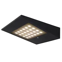 Настенный светильник LED Yeti 7098 Mantra уличный IP54 серый чёрный 1 лампа, плафон чёрный серый в стиле кантри LED
