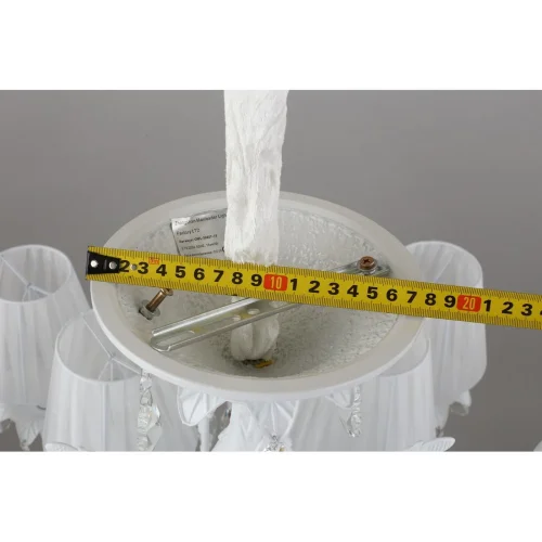 Люстра подвесная Catanzaro OML-30807-15 Omnilux белая на 15 ламп, основание белое в стиле классический фото 9