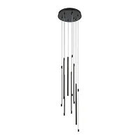 Светильник подвесной LED Light stick MOD236PL-L54B3K Maytoni чёрный 1 лампа, основание чёрное в стиле хай-тек модерн минимализм каскад